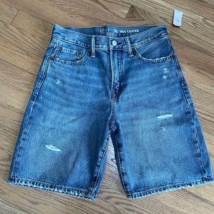 NWT GAP Teen '90s Loose Denim shirts with washwell